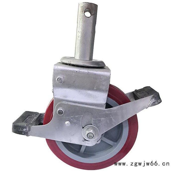 【足王脚轮】 优质 脚手架轮 脚手架万向轮  脚手架定向轮 脚手架刹车轮图2