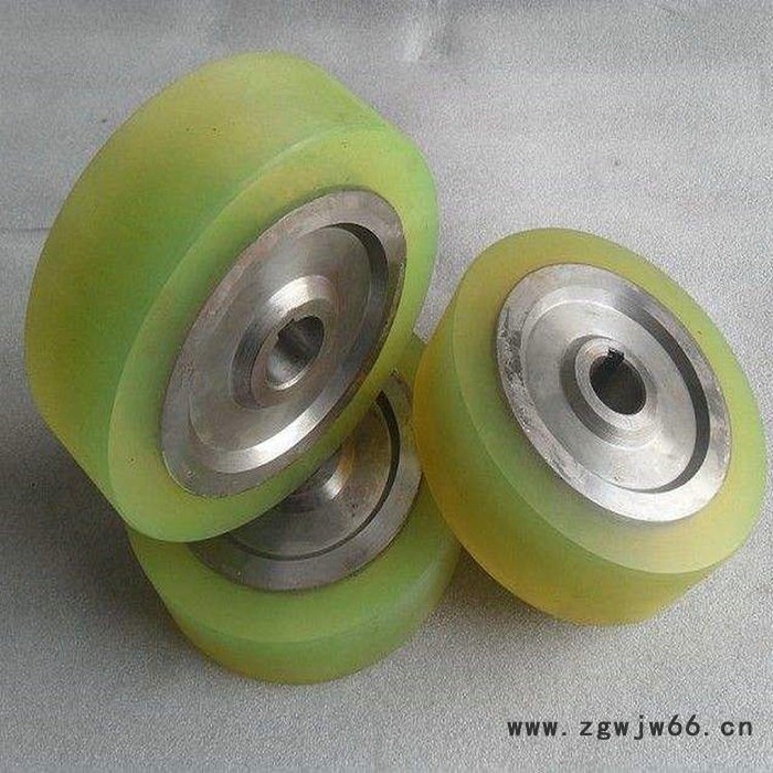 天向聚氨酯胶轮减震工业输送机包胶轮 聚氨酯万向轮 造纸机用传送轮图6