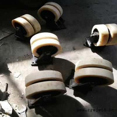 10寸12寸重型尼龙脚轮万向轮 超重型万向脚轮3吨 5吨 10吨 加重型万向脚轮