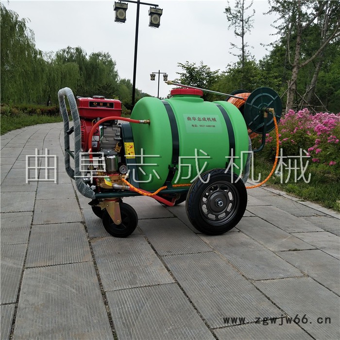 车辆清洗消毒高压清洗机 万向轮转动农用打药机 远射程喷洒喷雾器图5
