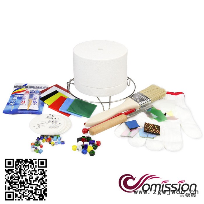 曼德1707001B热熔彩色玻璃制作万向轮diy饰品 旋转涂胶台微波小窑炉套装配件图4