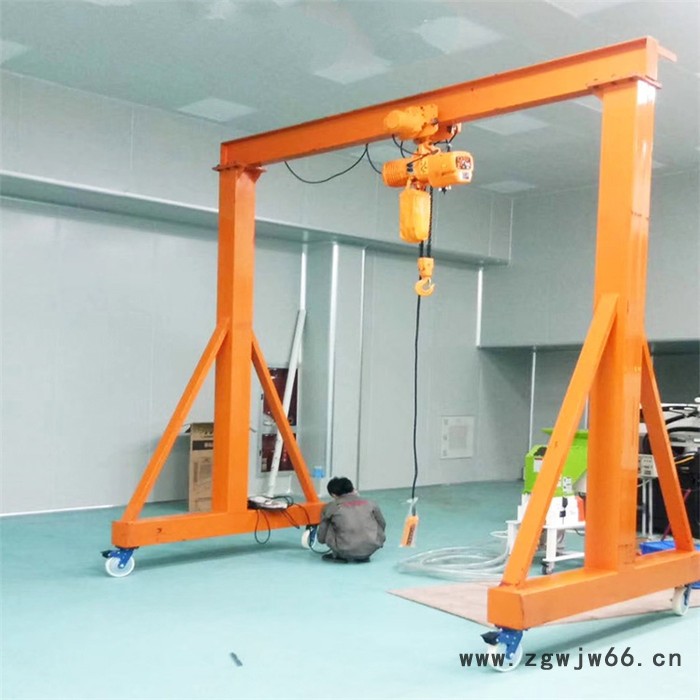 手推式龙门架 万向轮结构紧凑 电动移动式龙门架图3
