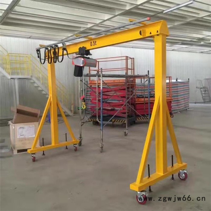 手推式龙门架 万向轮结构紧凑 电动移动式龙门架图8