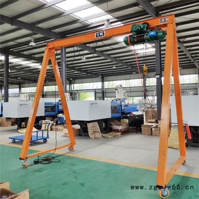手推式龙门架 万向轮结构紧凑 电动移动式龙门架图2