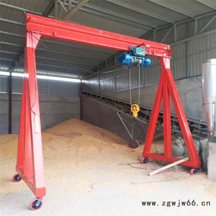 手推式龙门架 万向轮结构紧凑 电动移动式龙门架图4