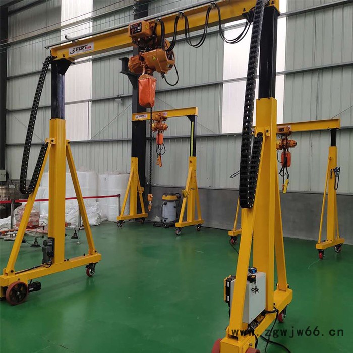 长期定制手推式龙门架 万向轮结构紧凑 电动移动式龙门架