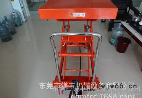 1T升高1.7米手推移动剪式模具平台车 配四个万向轮图3