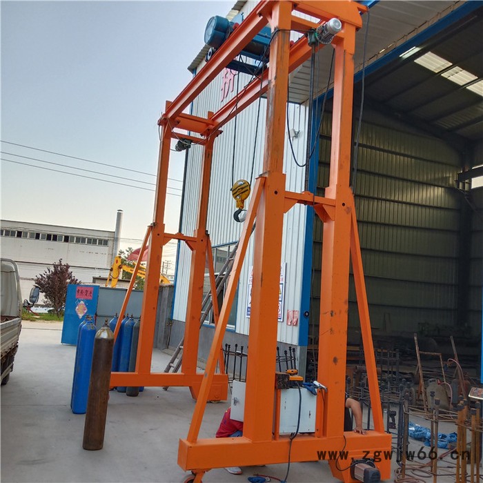 电动龙门架 2吨手推万向轮龙门架 简易移动龙门架图5