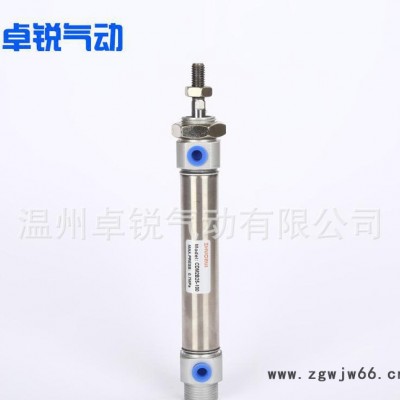 气动元件不锈钢气缸 CDM2B25-100不锈钢迷你缸 操作