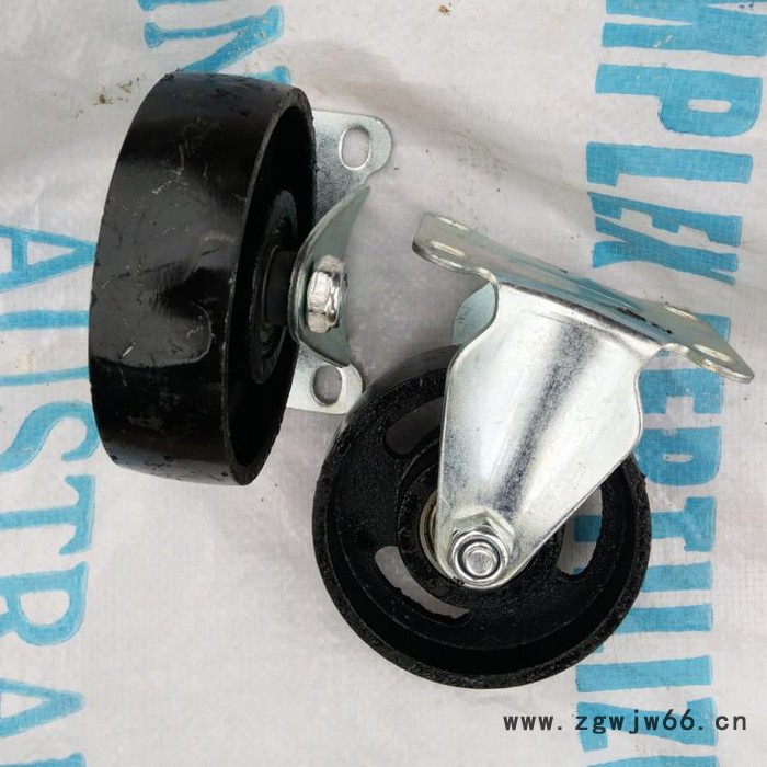 衡水万向轮厂家 批发 轻型,3 4 5寸铸铁脚轮,平顶式工业万向脚轮图2