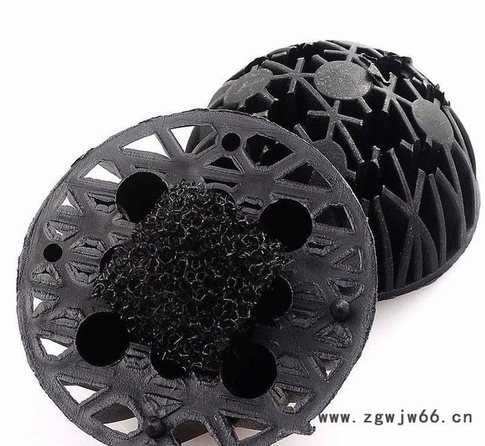 鱼缸水族箱生化球硝化细菌生物球水族过滤材料含生化滤棉直径46mm