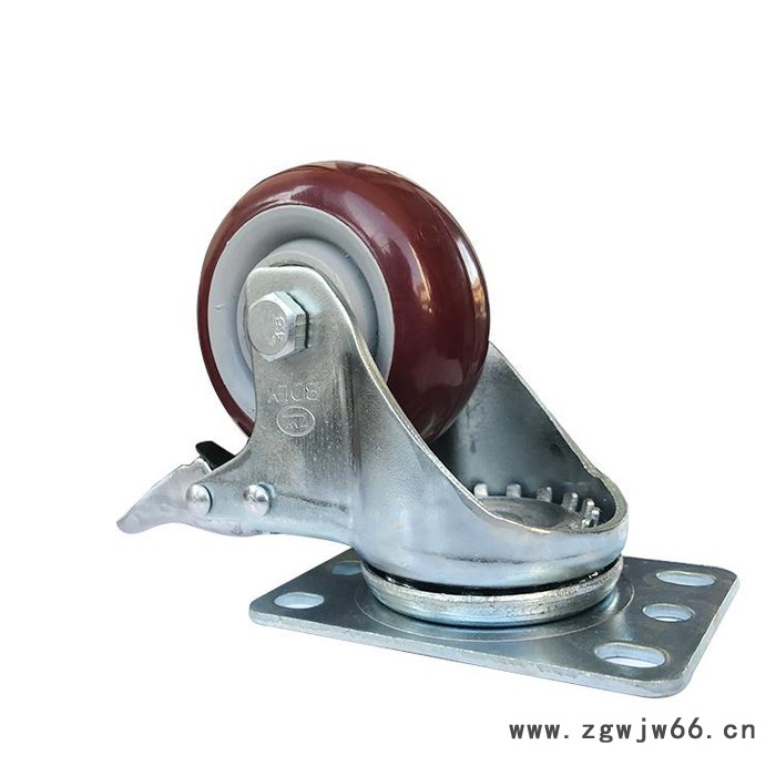 北大轮业供应   塑芯聚氨酯脚轮 圆弧面塑芯聚氨酯脚轮  塑芯聚氨酯万向轮图3