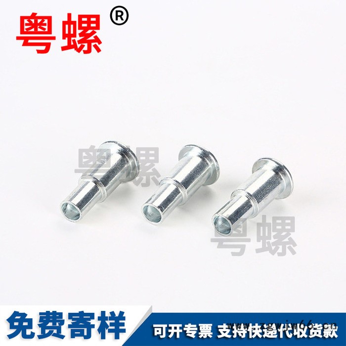 台阶钉箱包万向轮双层钉免工具调节螺钉 手动半空心台阶紧固镀锌图4