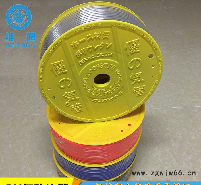 气动元件 PU管 PU气动软管6*4*100M 红蓝黑透明 空压气管气动软管图3