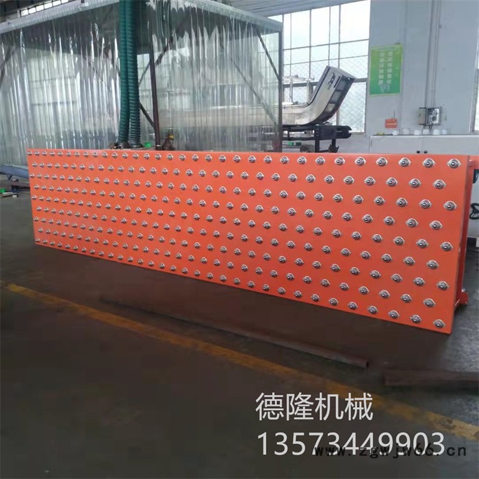 德隆dl-2053 万向轮工作台流水线转弯滚筒输送机不锈钢牛眼输送机传送带输送线图6