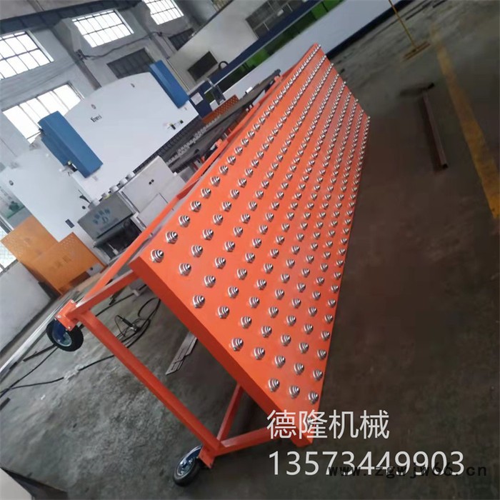 德隆dl-2053 万向轮工作台流水线转弯滚筒输送机不锈钢牛眼输送机传送带输送线图4