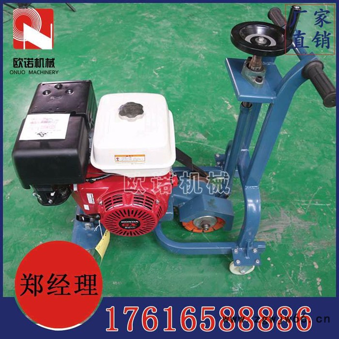 手推式地面括缝机 水泥地面刻槽机 万向轮式路面括缝机图7