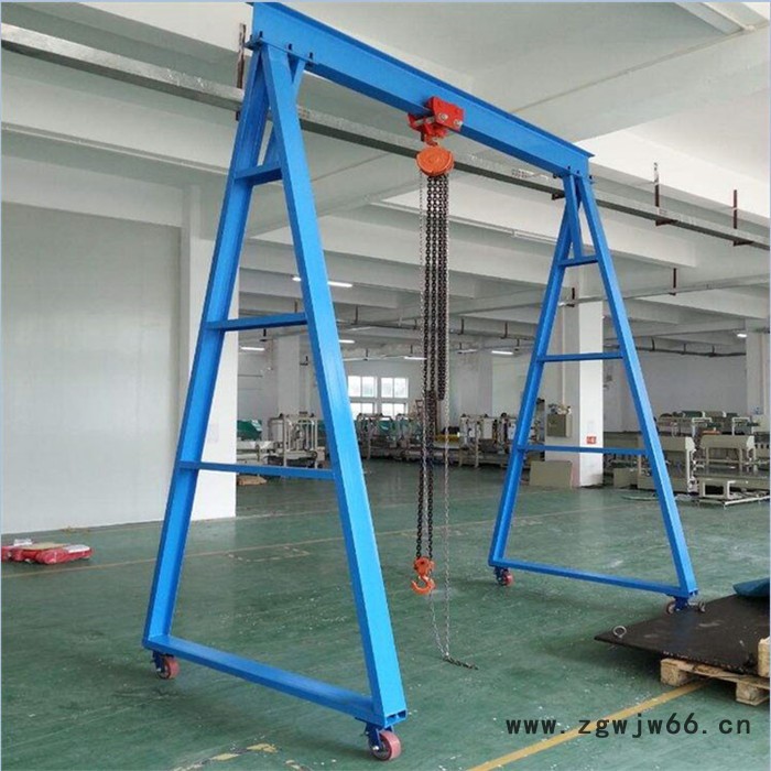 生产定制 移动式龙门架 车间工地用手推万向轮龙门架图3