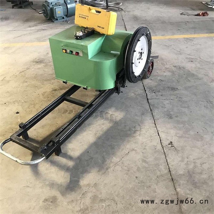 中旺绳锯机  万向轮工耐磨胶圈绳锯机 小型电动绳锯机直销图4