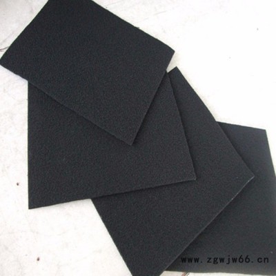 专业定做销售  异形滤材  5mm黑色  活性炭纤维过滤棉网 活性炭过滤材料