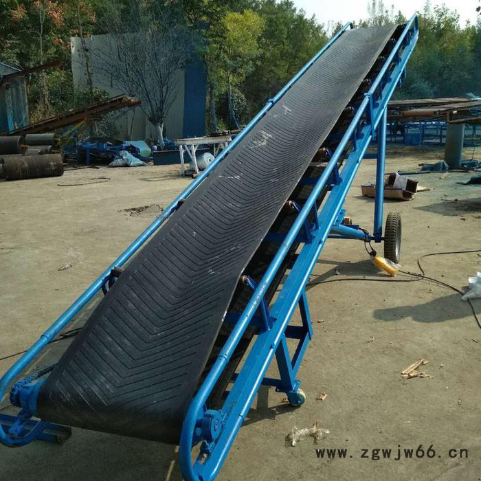 小型家用皮带输送机 万向轮移动带式输送机图2