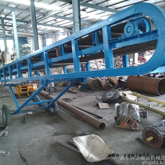 小型家用皮带输送机 万向轮移动带式输送机图7