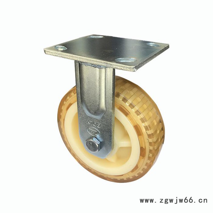韩式塑芯聚氨酯脚轮 工业脚轮 6寸万向聚氨酯脚轮 塑芯聚氨酯万向轮图2
