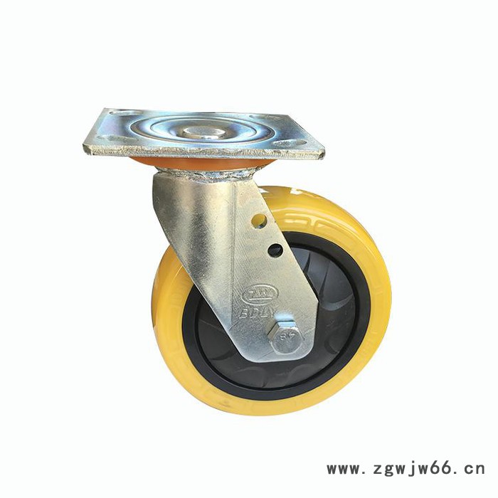 韩式塑芯聚氨酯脚轮 工业脚轮 6寸万向聚氨酯脚轮 塑芯聚氨酯万向轮图4