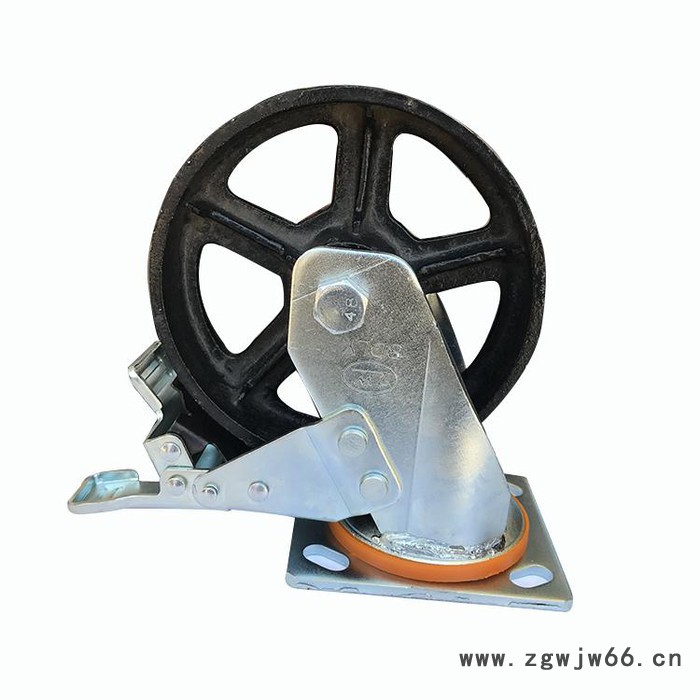 足王全铁轮平面全铁轮工业脚轮工业万向轮  加工定制图3