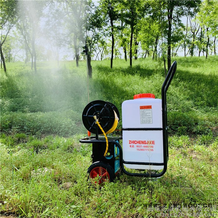 万向轮转动农用除虫打药机 温室大棚消杀喷雾器 车站消毒喷雾器图8