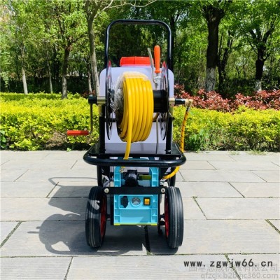 万向轮转动农用除虫打药机 温室大棚消杀喷雾器 车站消毒喷雾器