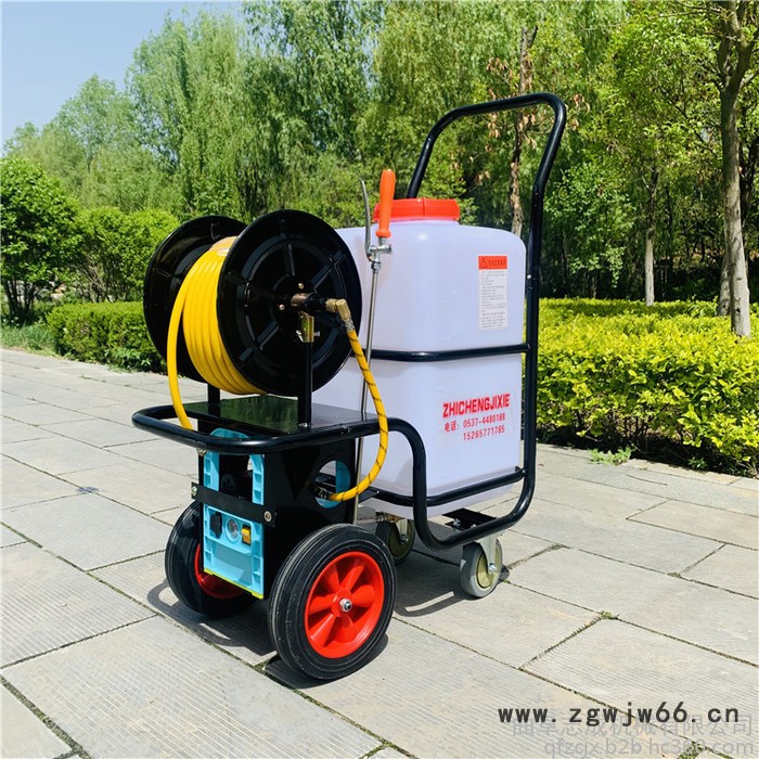 万向轮转动农用除虫打药机 温室大棚消杀喷雾器 车站消毒喷雾器图2