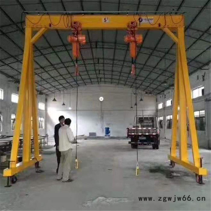 电动无轨龙门架 1t2t小型移动龙门架 万向轮龙门架 操作简单