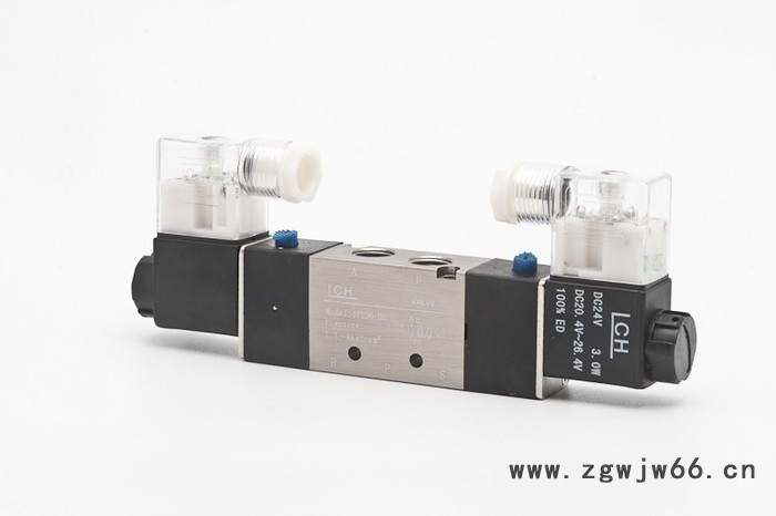 ****】供应亚德客型电磁阀 二位五通电磁阀 4V220-08 气动元件 生产批发图2