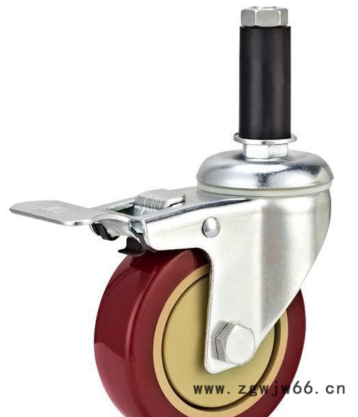 河北邯郸脚轮厂 移动架万向轮 重型机械脚轮 低重心膨胀脚轮图3