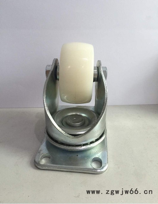 汇一 中型 2.5寸3寸4寸5寸白玉尼龙万向轮/定向轮 万向刹车脚轮图4