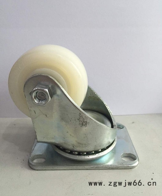汇一 中型 2.5寸3寸4寸5寸白玉尼龙万向轮/定向轮 万向刹车脚轮图3