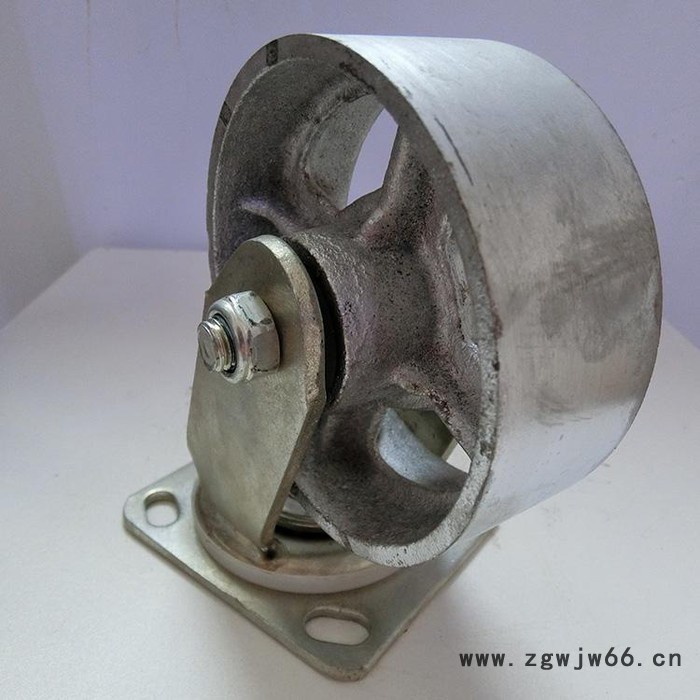 工厂直销**全铁轮 6寸工业全铁万向轮 铸铁万向脚轮图5