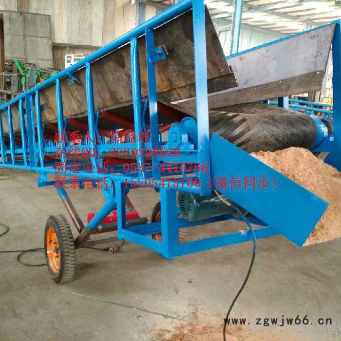 粮食装车皮带输送机 万向轮移动输送机 全自动升降输送机图4