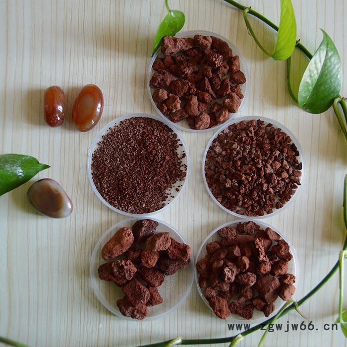 永卓 红火山石 多肉火山石颗粒 水族鱼缸过滤材料火山石颗粒图4