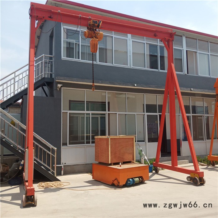 手推式龙门架 万向轮结构紧凑 电动移动式龙门架图7