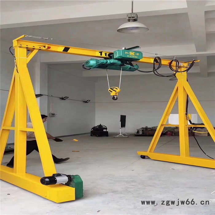 手推式龙门架 万向轮结构紧凑 电动移动式龙门架图6