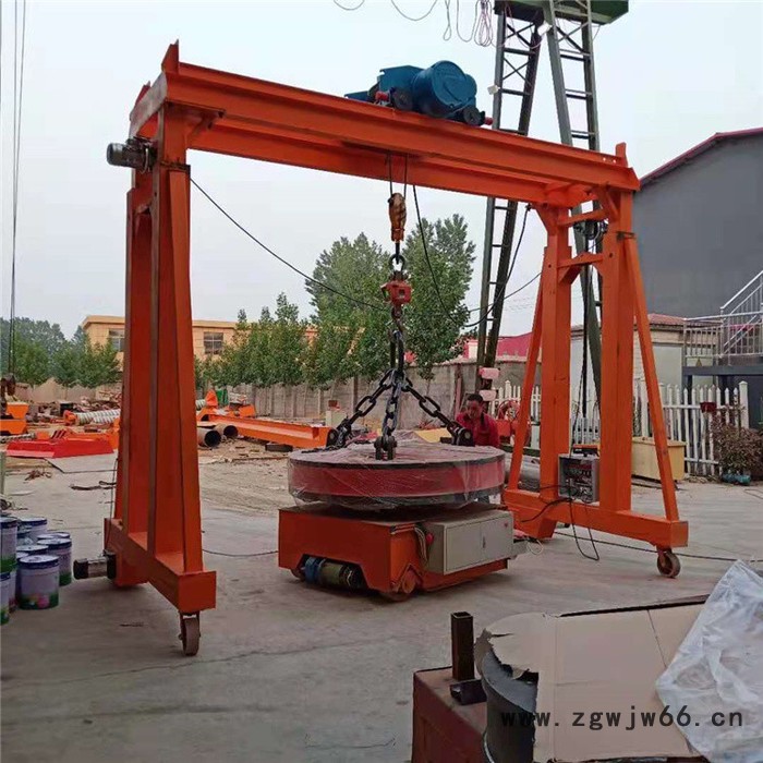 手推式龙门架 万向轮结构紧凑 电动移动式龙门架图5