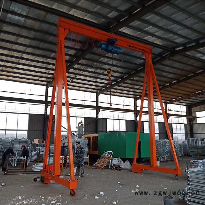 手推式龙门架 万向轮结构紧凑 电动移动式龙门架图4