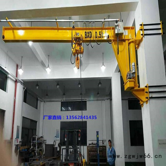 电动悬臂吊 移动悬臂吊 万向轮旋转手推悬臂吊 大量生产多种型号旋臂式起重吊机图3