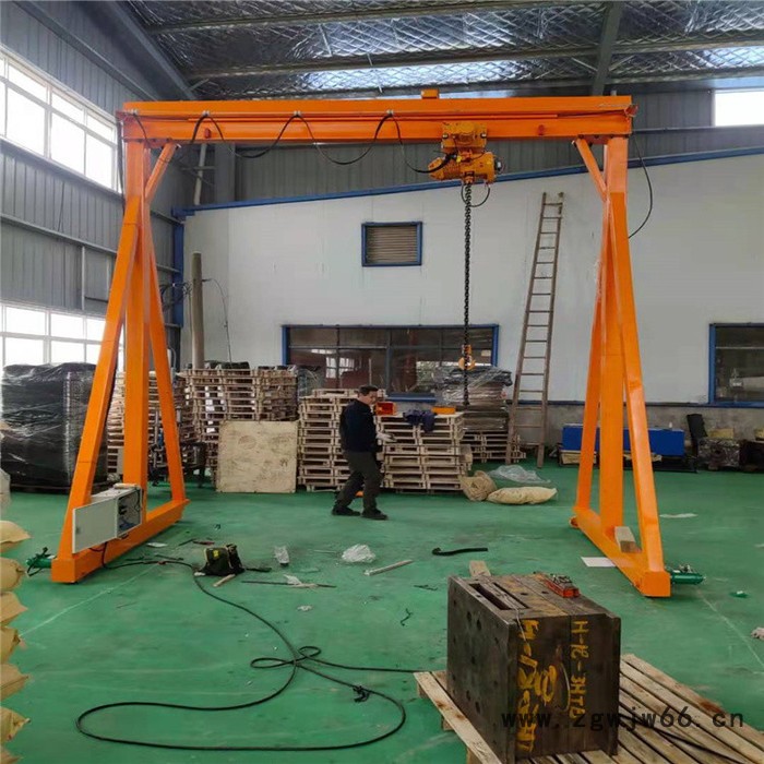 小型龙门架 1吨2吨3吨万向轮手推移动式简易龙门架图5