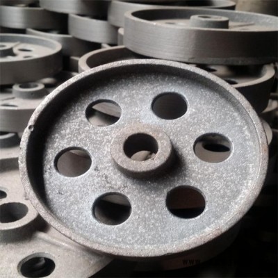 重型铸铁轮 全铁脚轮 耐高温8寸200mm打眼全铁万向轮 工业脚轮