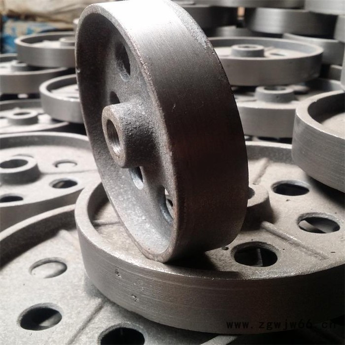 重型铸铁轮 全铁脚轮 耐高温8寸200mm打眼全铁万向轮 工业脚轮图3