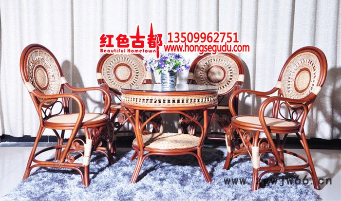 酒店家具生态酒店家具 万向轮藤制小柜子、扶手柜图2