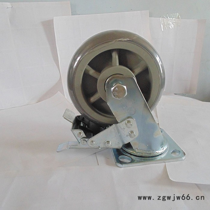 厚铭  厂家  工业脚轮  工业橡胶脚轮 工业万向轮  工业静音耐磨脚轮 工业轮 刹车脚轮图4